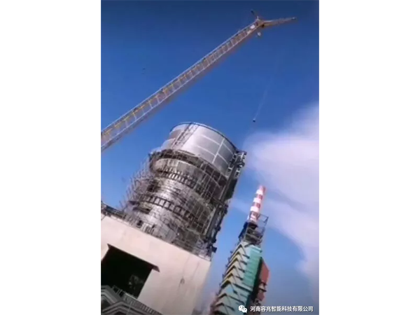 中鋁九冶順聚項(xiàng)目干熄焦二期本體框架和爐殼制作工程